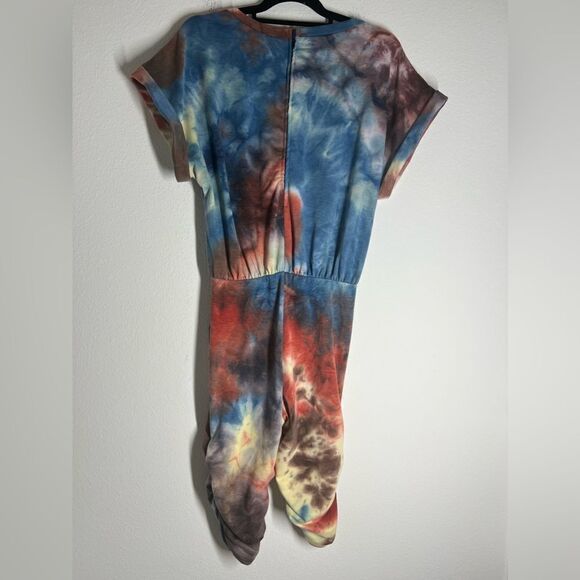 Tie Dye Romper With Pockets Approximately Size S-M - Picture 3 of 14